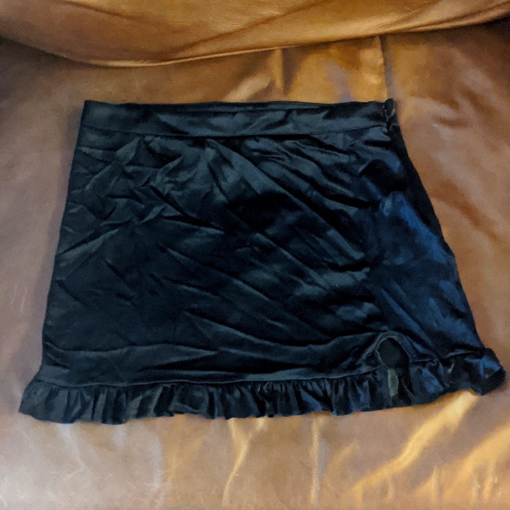 Satin skirt